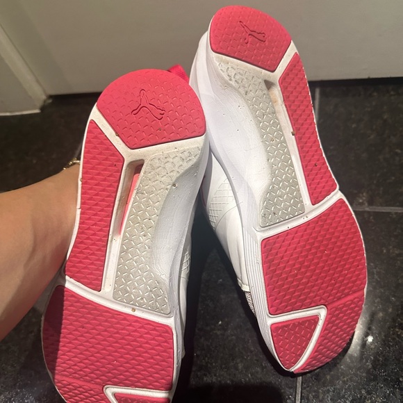 Puma Fierce Core Pink White Slip On Athletic Running Sneakers Size 9 - Picture 3 of 4